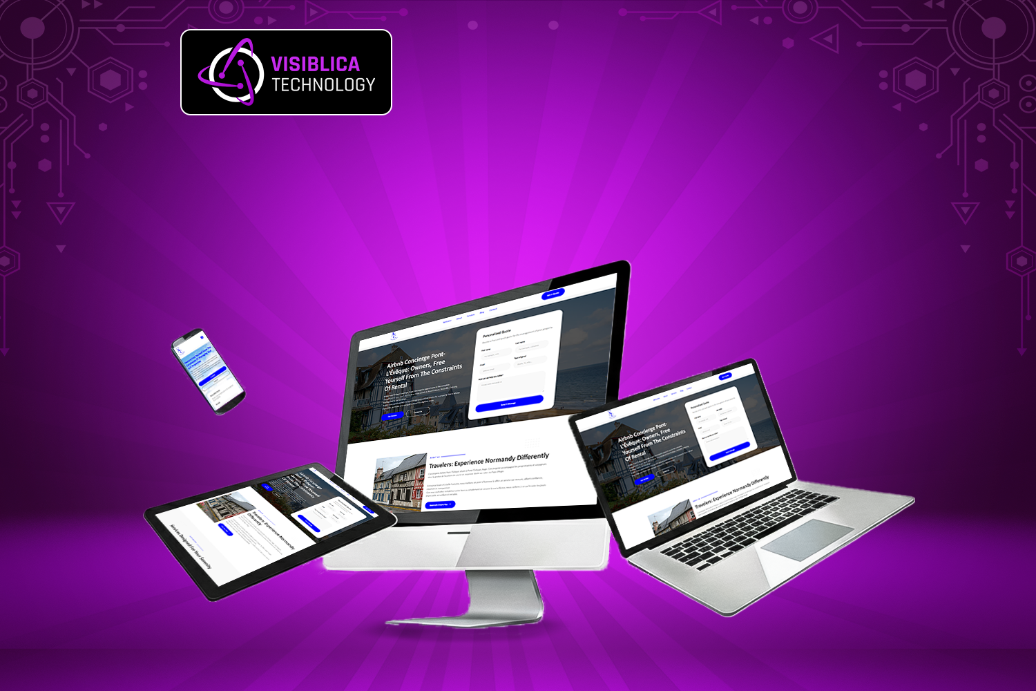 Auge Conciergerie – French Concierge Website Development | Visiblica Tech