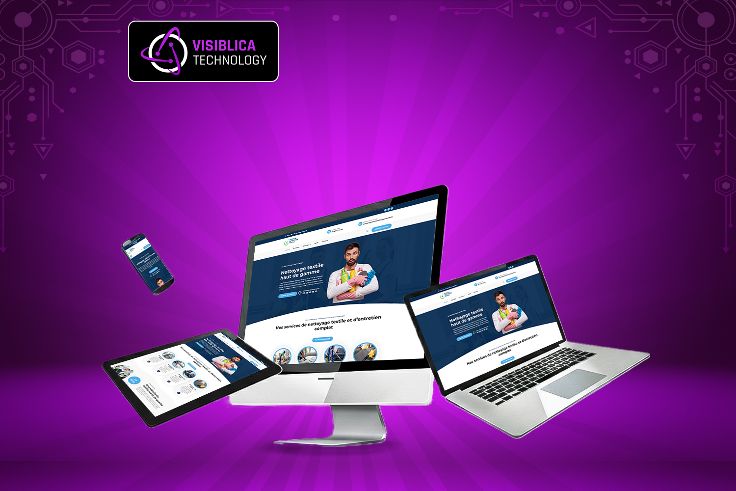 Patrician Nettoyage Textile – SEO-Optimized Cleaning Website | Visiblica Tech