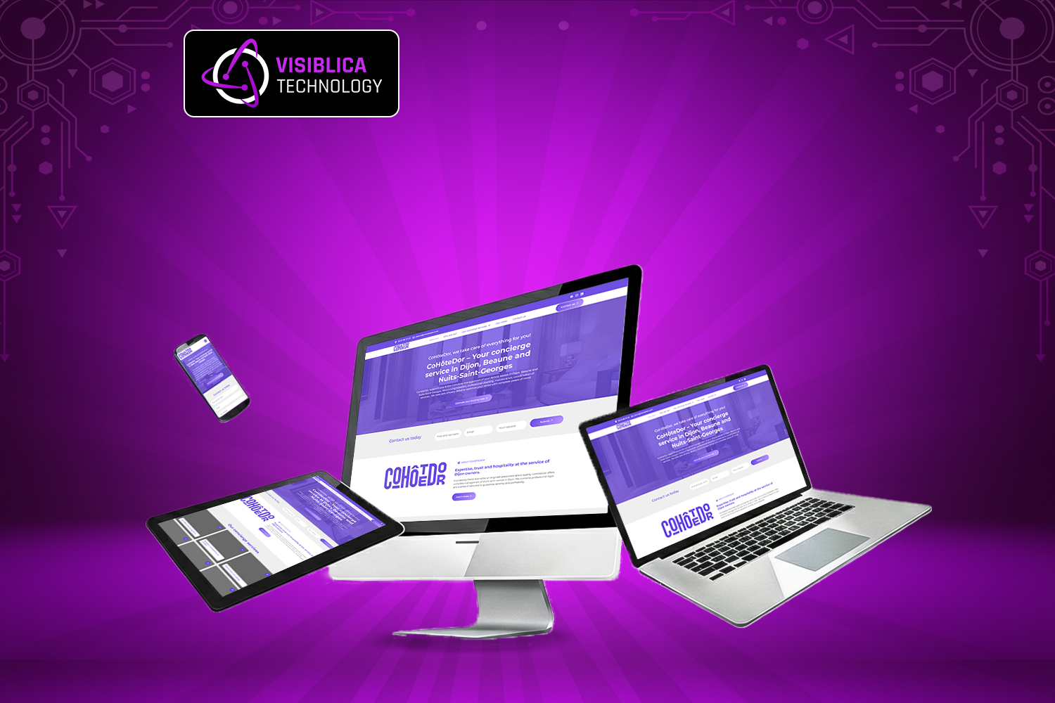 Co-Hôte d’Or – Airbnb Concierge Website | Visiblica Tech